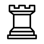 Chess tile - Rook 3